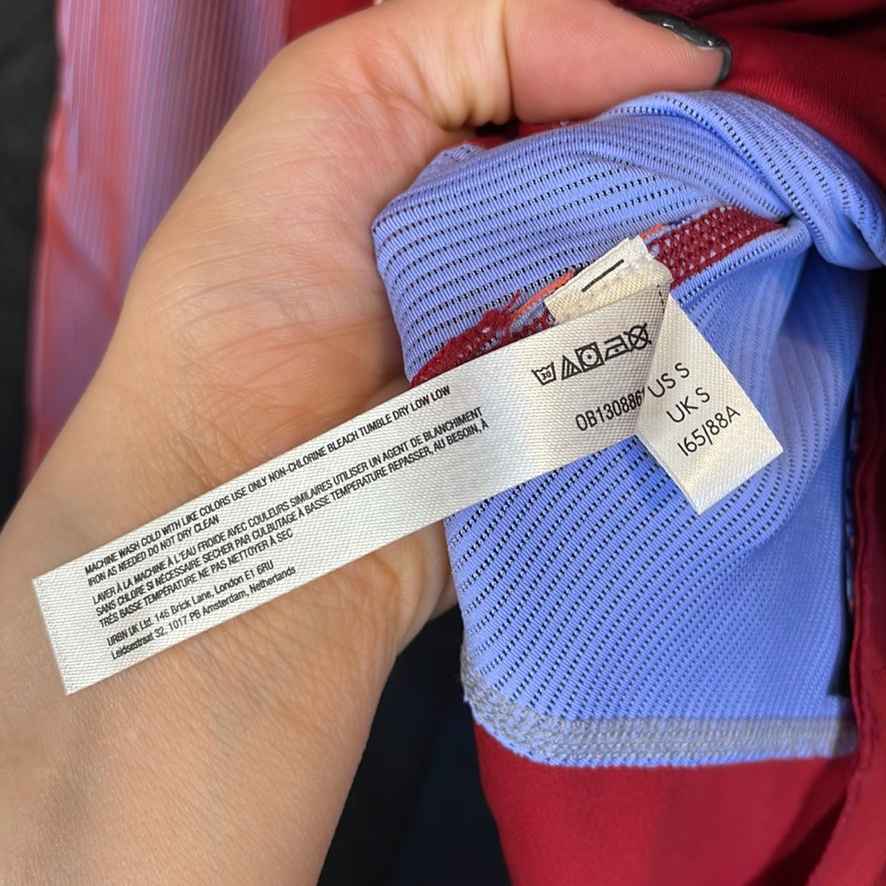NWT Free People Movement Hardio Cardio Jacket - Red Grape - Size Small - Picture 14 of 16